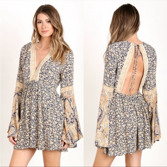 EUC Free People Once Upon A Summertime Romper - Picture 1 of 7